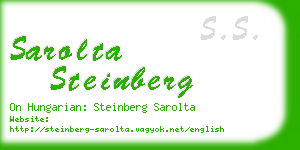 sarolta steinberg business card